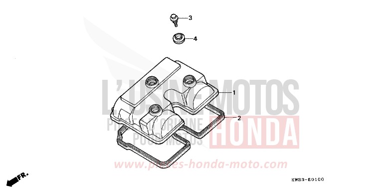 COUVERCLE DE CULASSE de Dominator 250 TRAD BLUE METALLIC (PB171) 1990
